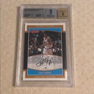 2002 bowman Yao Ming autograph rookie card mint